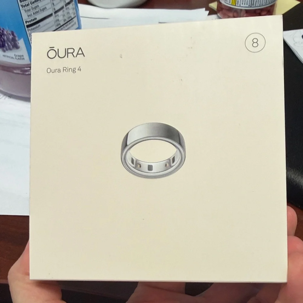 Oura Silver Ring 4 - Picture 1 of 2